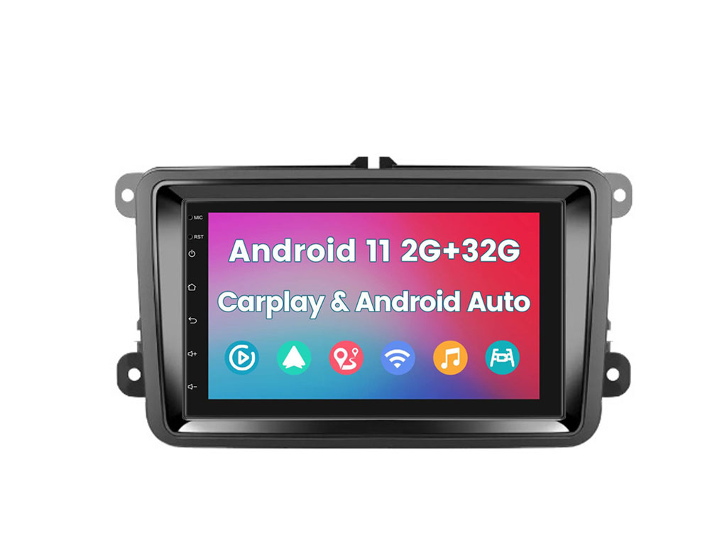 2DIN Autordio 7palc A3017 Android 11 s rmekem VW-007 pro 2DIN autordio koda, VW, Seat , Audi